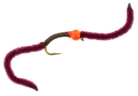 Firebead Sparkle Worm - Wine