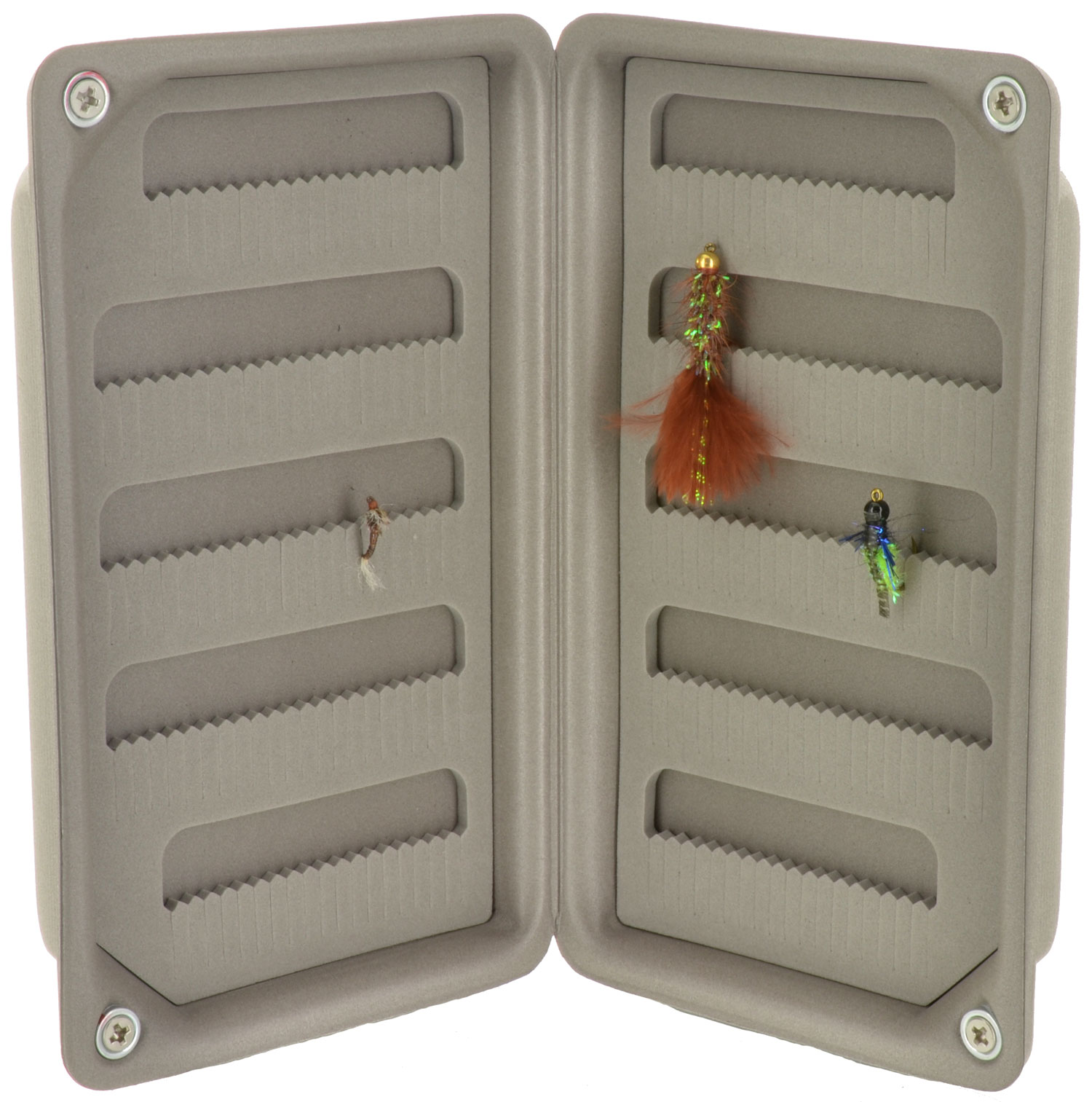Ultralight Foam Floating Fly Box Grey Fly Fishing Flies For Less