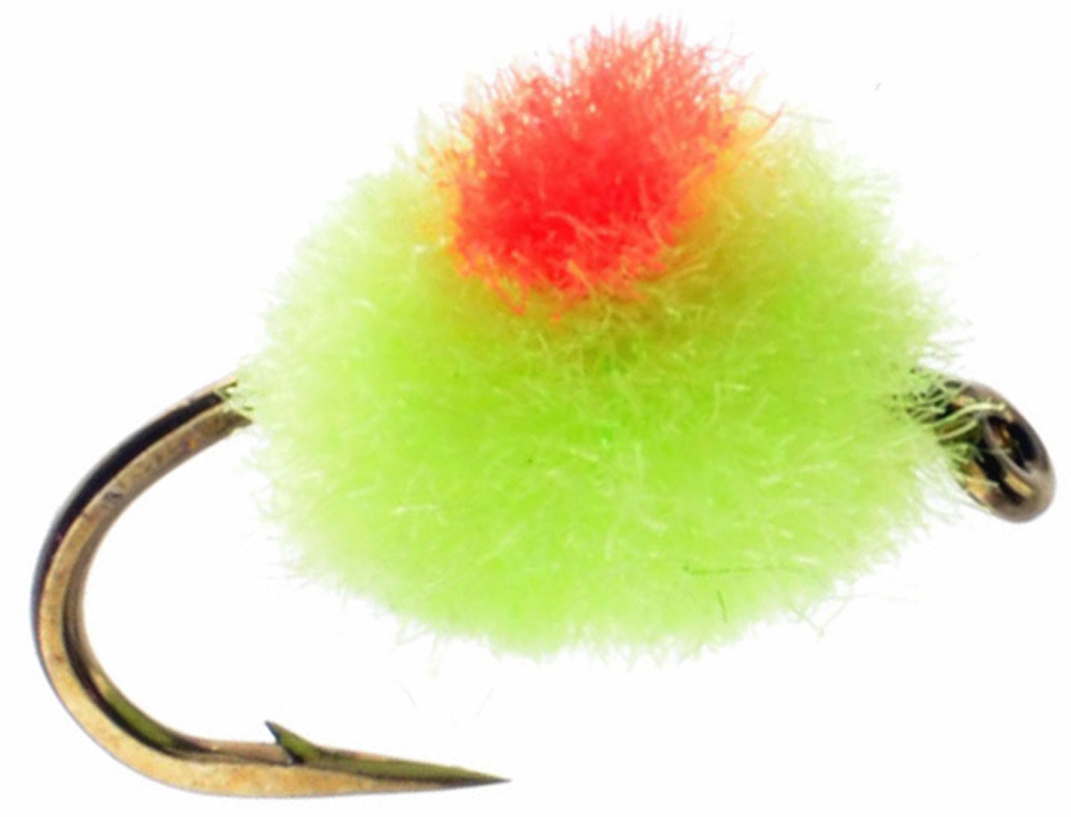 Glo Bug - Chartreuse, Fly Fishing Flies For Less