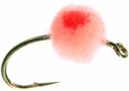 Double Egg Salmon Flies - Chenille & Marabou #6 - $12.50/Doz - Bulk  Discounts