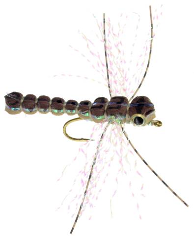 Gorilla Damsel Dragonfly - Brown & Tan