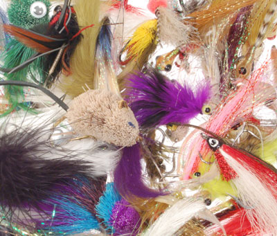 One Half Dozen Assorted Bass Flies