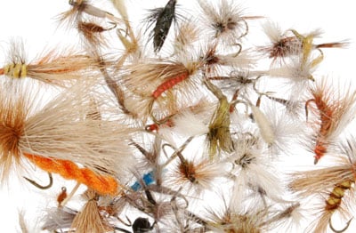 One Half Dozen Assorted Dry Flies