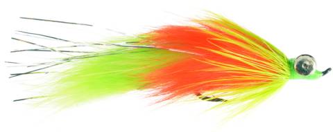 Hareball Leech - Chartreuse & Orange