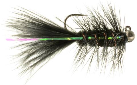 Jiggy Flashabugger - Black Tungsten Bead