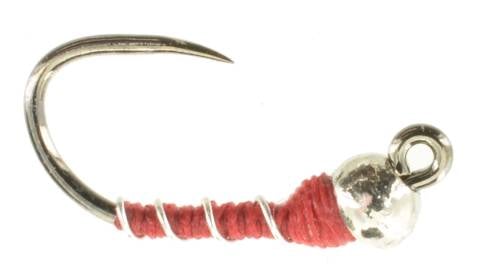 Jiggy Zebra Midge - Red TB