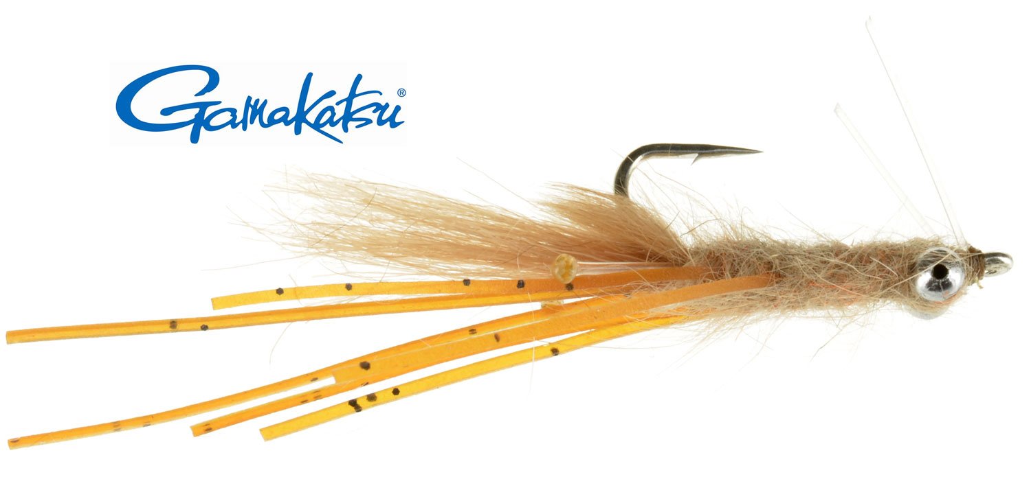 FLY FISHING FLIES - Tan ULTRA SHRIMP size #8 (3 pcs.)