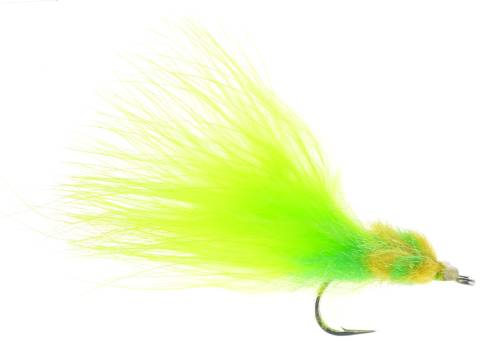 Marabou Tarpon Toad - Chartreuse & Yellow