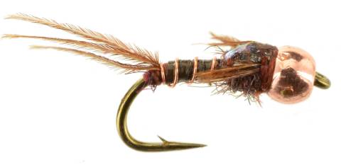 Micro Mayfly Brown Tungsten Beadhead