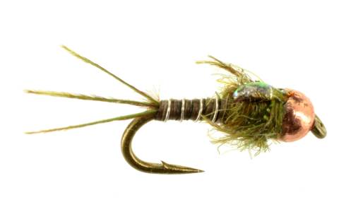 Micro Mayfly Olive Tungsten Beadhead
