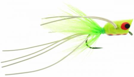 24 CHARTREUSE 3D Soft moulé 3/16" Yeux 5 mm fly tying lures