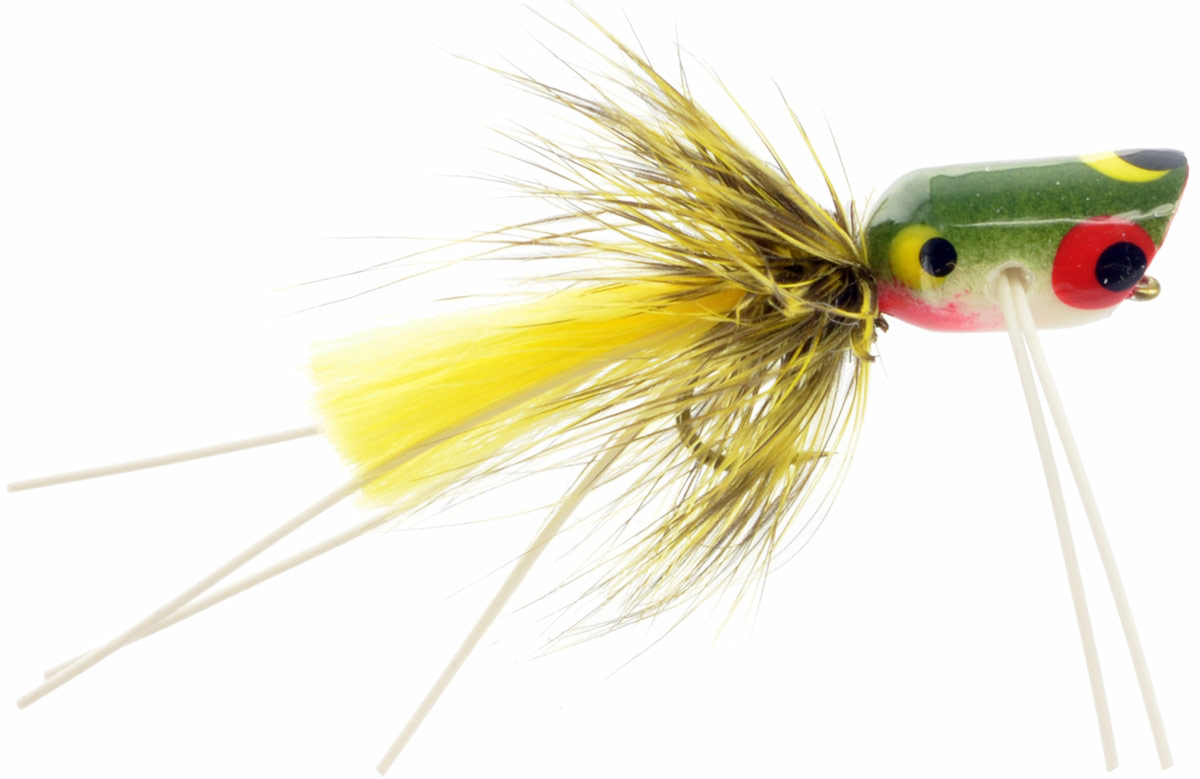Micro Popper - Frog, Fly Fishing Flies For Less