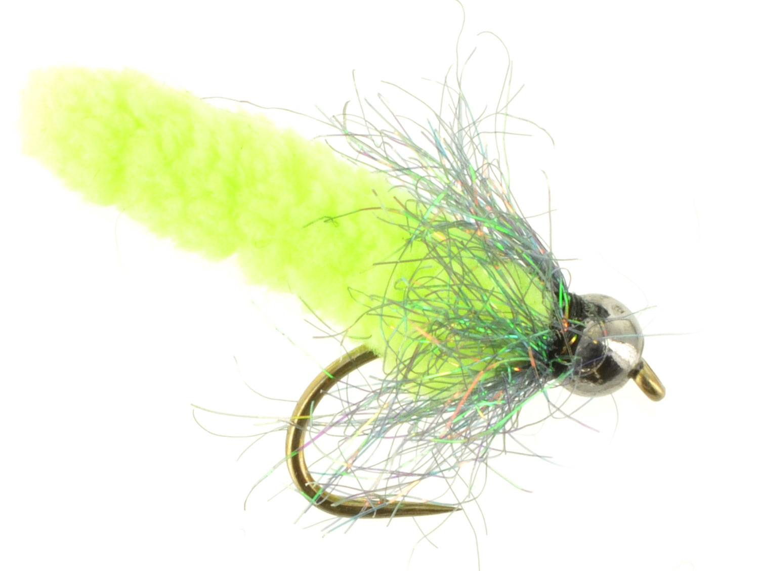 100 Chartreuse Green Mop Fly Bodies for Fly Tying 