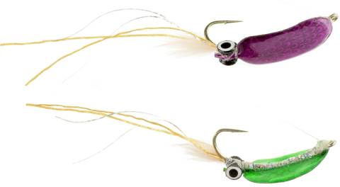 Narrow Body Spoon Fly - Purple & Chartreuse