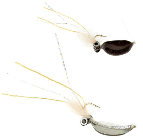 Narrow Body Spoon Fly - Brown & Silver Fish Scale