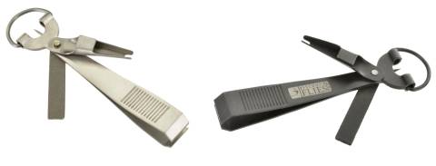 Stainless Steel Line Nipper, Nail Knot Tool, Hook Eye Cleaner & Hook Sharpener Combo Tool
