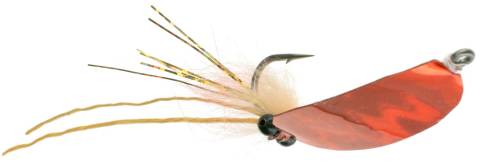 Narrow Body Spoon Fly - Double Orange