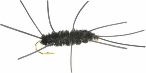 Pat's Rubberleg Stonefly - Black