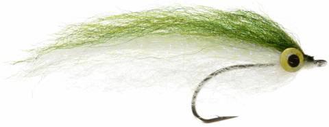 Peanut Mushy - Olive & White