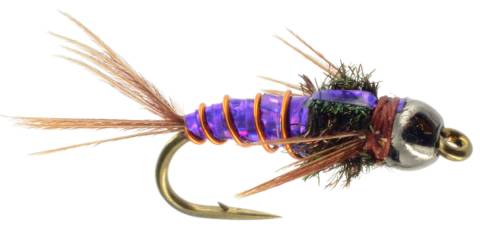 Pheasant Tail Beadhead - Purple