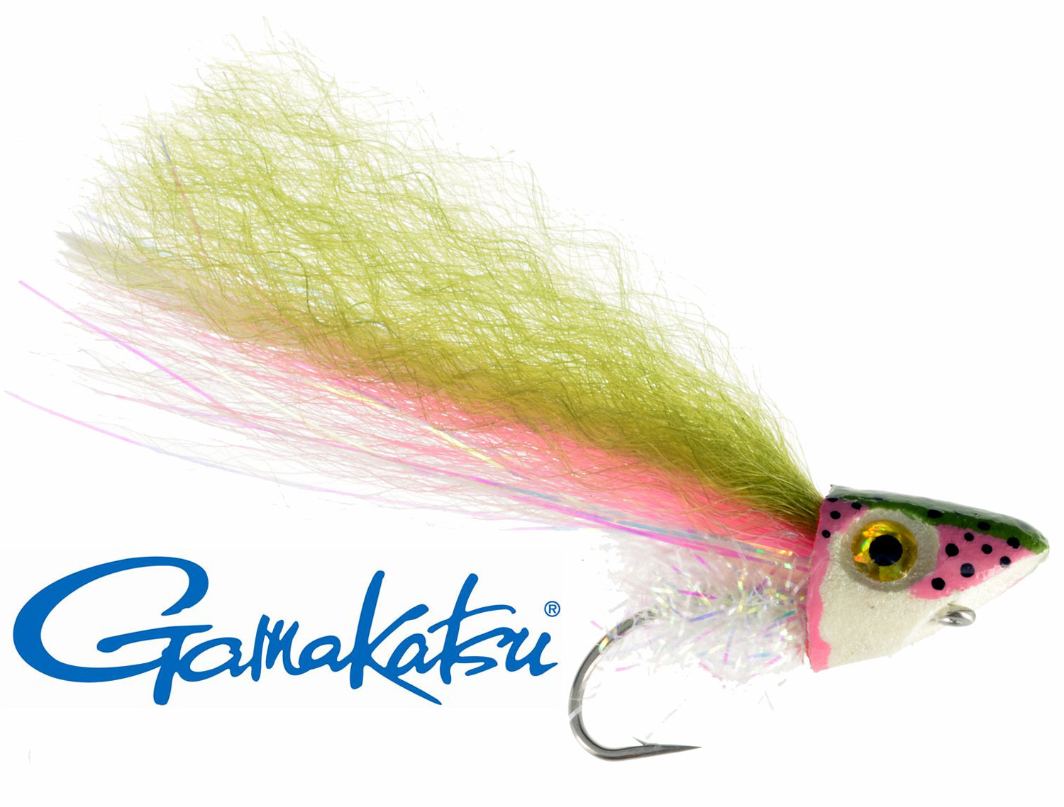 2QTY POLE DANCER RAINBOW Fly Fishing Flies size2//0