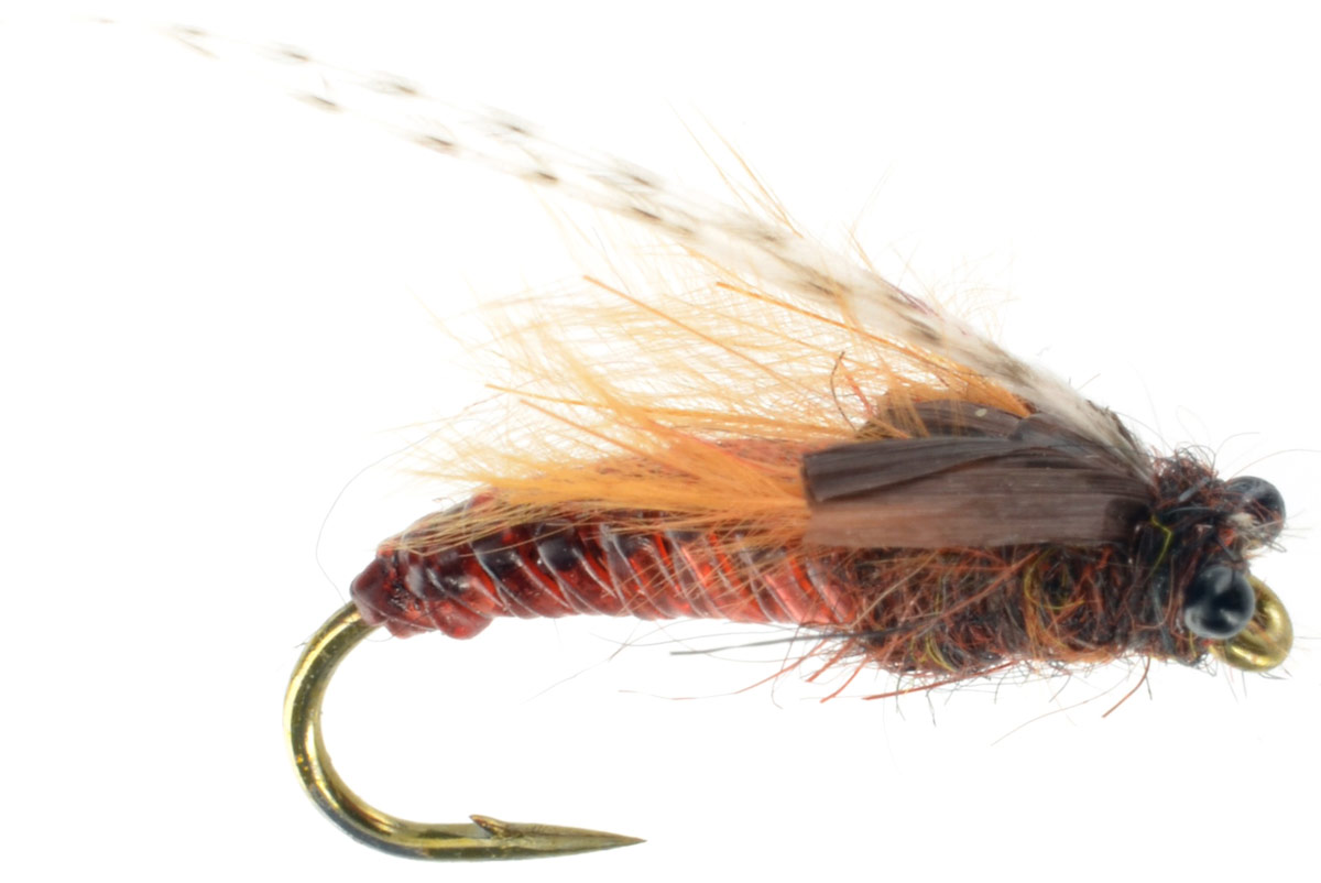 Realistic Caddis Pupa Brown Fly Fishing Flies For Less DiscountFlies