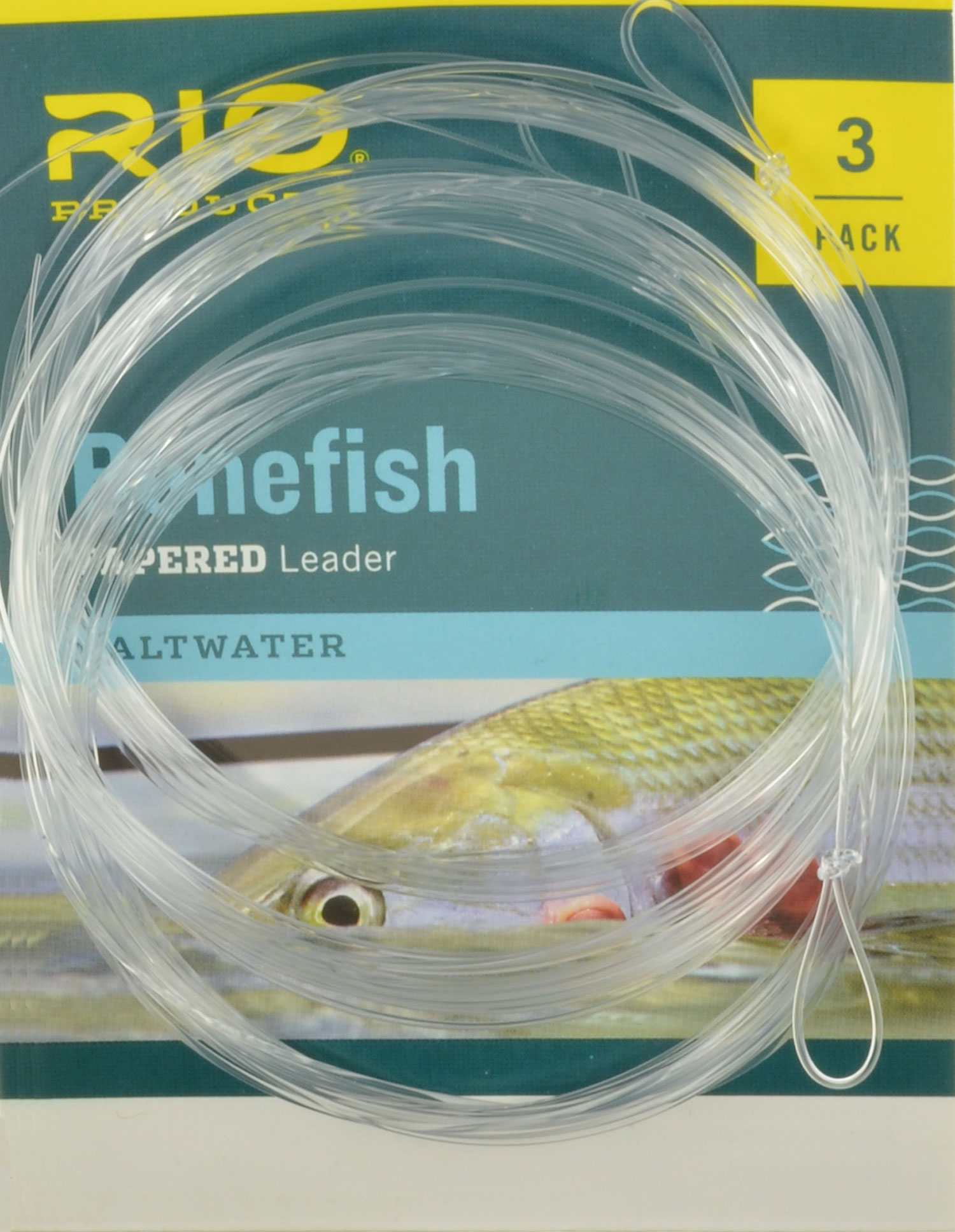 Rio Bonefish Knotless Tapered Leader - 3 Pack