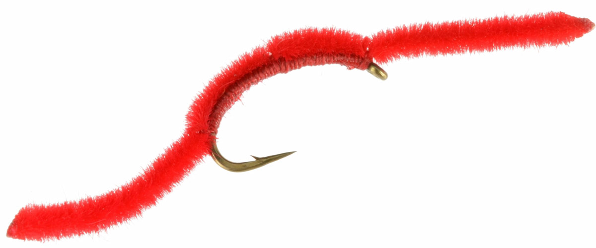 San Juan Worm - Red, Fly Fishing Flies For Less
