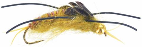 Stonefly - Golden Rubberleg Beadhead