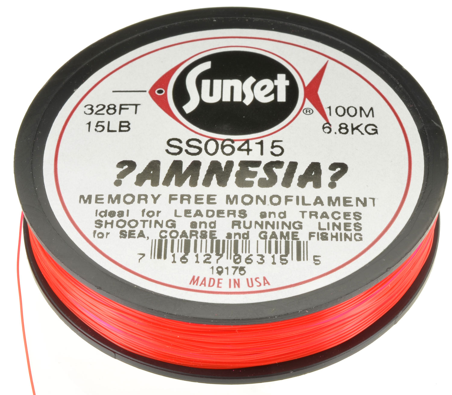 Amnesia? Memory Free Monofilament - Red, Fly Fishing Flies For Less