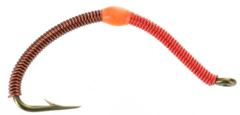 UV Wire Worm - Orange & Brown