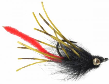 Wabbit Worm - Black, Fly Fishing Flies For Less