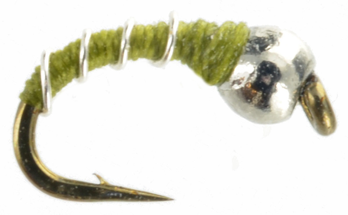 Zebra Midge Beadhead Olive Fly Fishing Flies For Less DiscountFlies