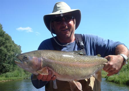 Joe Macomber's Big Fish Caught on a Fly From Discountflies Online Fly Shop