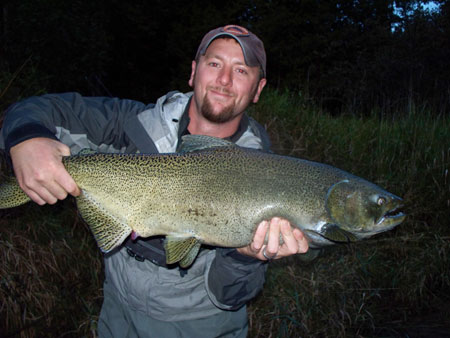 Justin Strombecks Big Fish Caught on a Fly From Discountflies Online Fly Shop