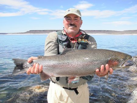 Ken August's Big Fish Caught on a Fly From Discountflies Online Fly Shop