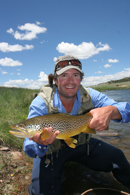 Luke Lincoln's Big Fish Caught on a Fly From Discountflies Online Fly Shop
