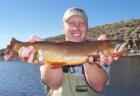 Troye Davis's Big Fish Caught on a Fly From Discountflies Online Fly Shop